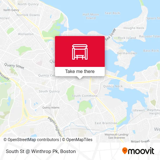 South St @ Winthrop Pk map