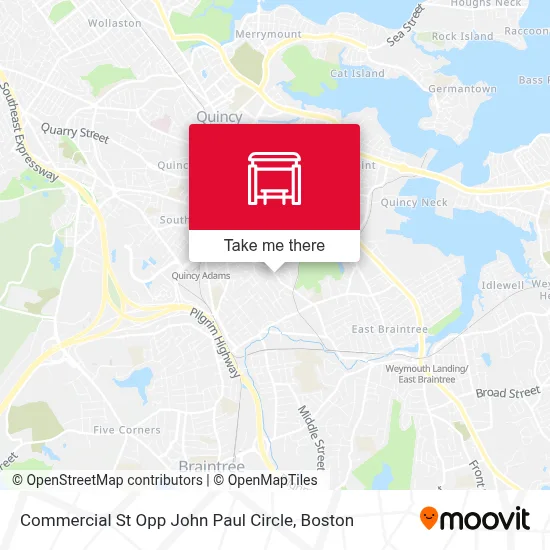 Commercial St Opp John Paul Circle map