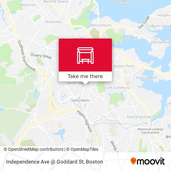 Mapa de Independence Ave @ Goddard St