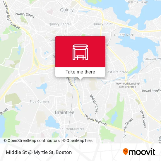 Middle St @ Myrtle St map