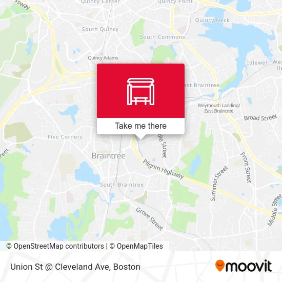 Union St @ Cleveland Ave map