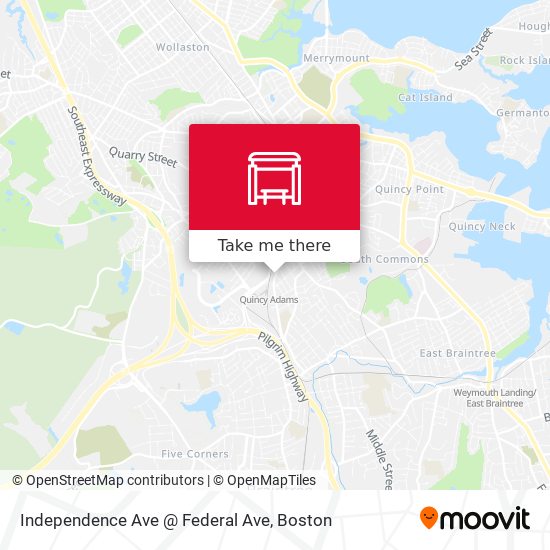 Independence Ave @ Federal Ave map