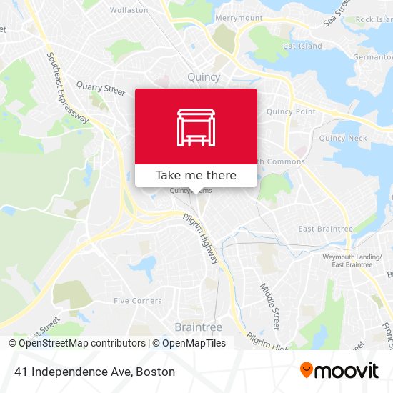Mapa de 41 Independence Ave