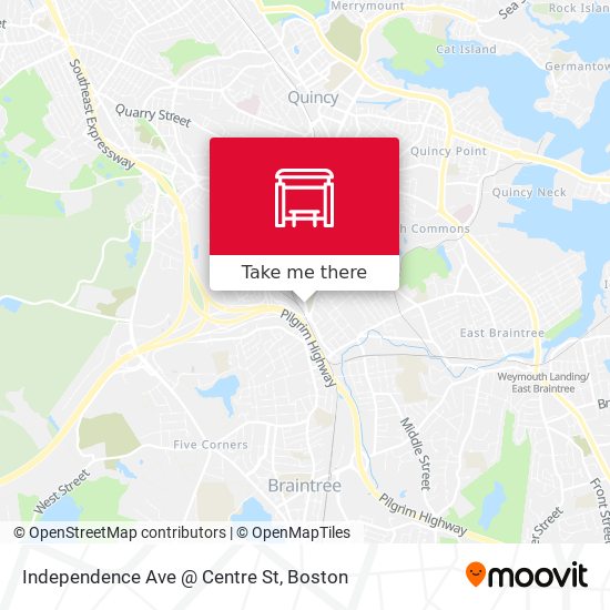 Mapa de Independence Ave @ Centre St