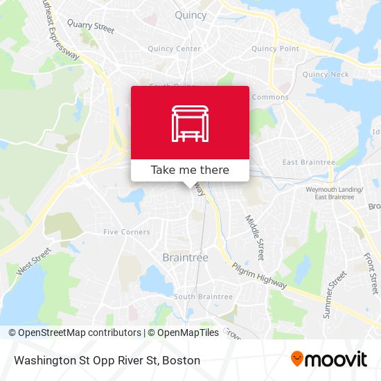 Washington St Opp River St map