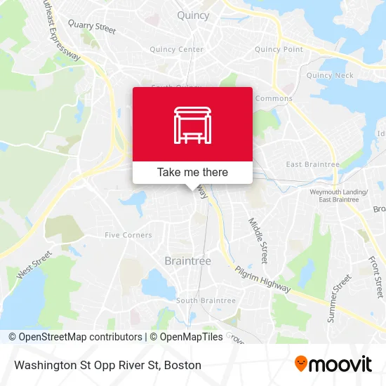 Washington St Opp River St map