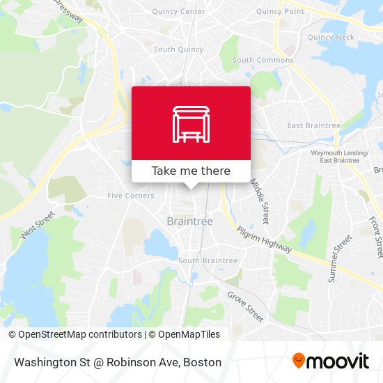 Washington St @ Robinson Ave map