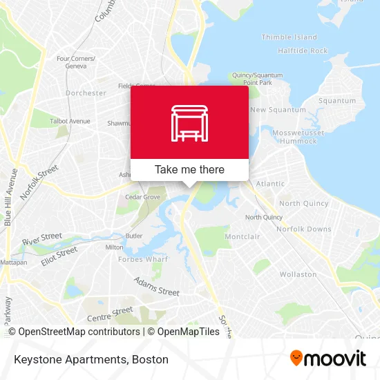 Keystone Apartments map