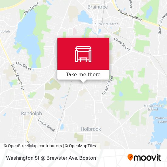 Washington St @ Brewster Ave map