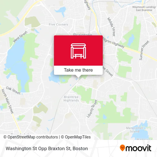 Washington St Opp Braxton St map