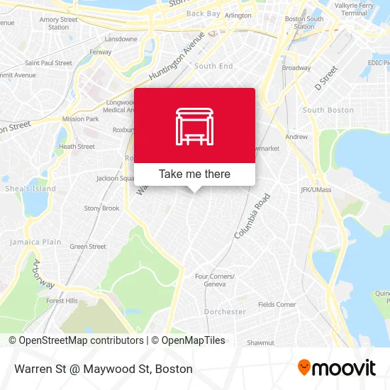 Warren St @ Maywood St map