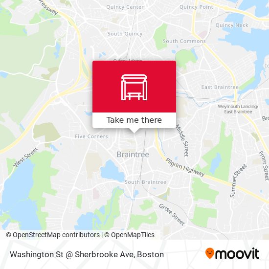 Mapa de Washington St @ Sherbrooke Ave