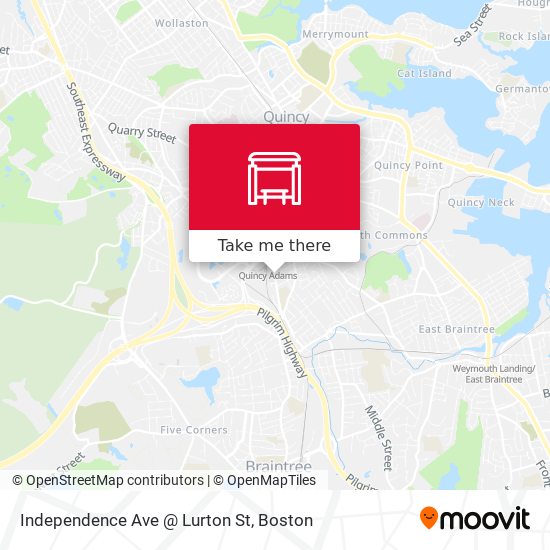 Mapa de Independence Ave @ Lurton St