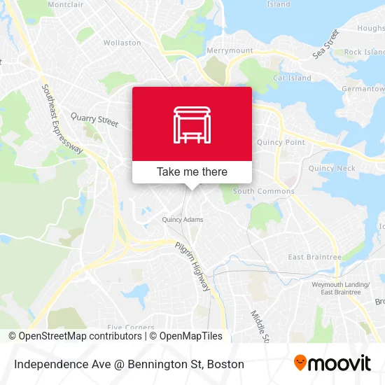 Mapa de Independence Ave @ Bennington St