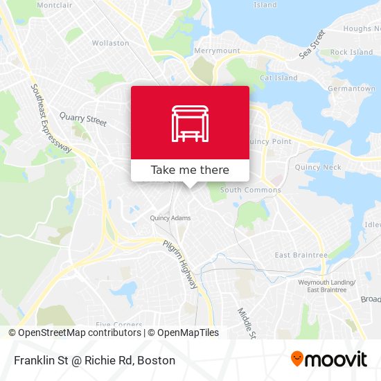 Mapa de Franklin St @ Richie Rd