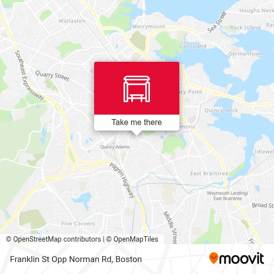 Franklin St Opp Norman Rd map