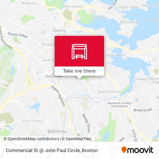 Commercial St @ John Paul Circle map