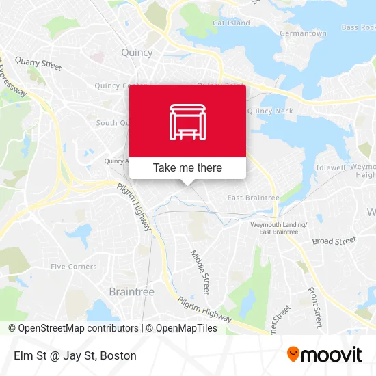 Elm St @ Jay St map