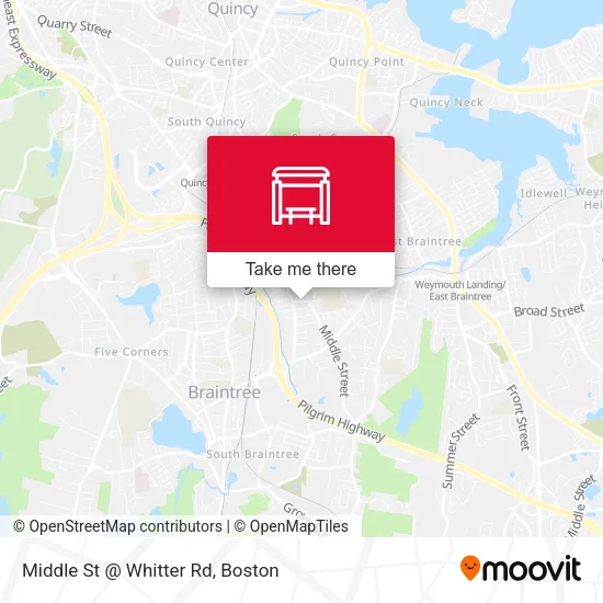 Middle St @ Whitter Rd map