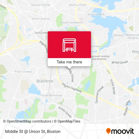 Middle St @ Union St map