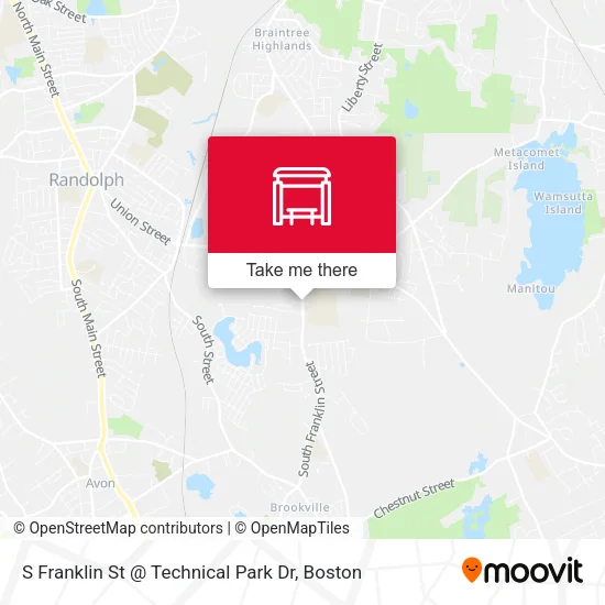 S Franklin St @ Technical Park Dr map