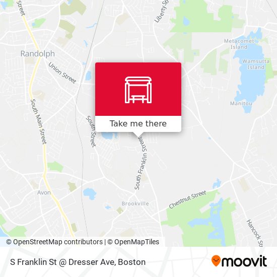 S Franklin St @ Dresser Ave map