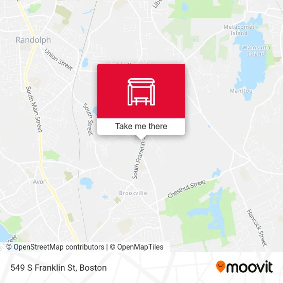 549 S Franklin St map