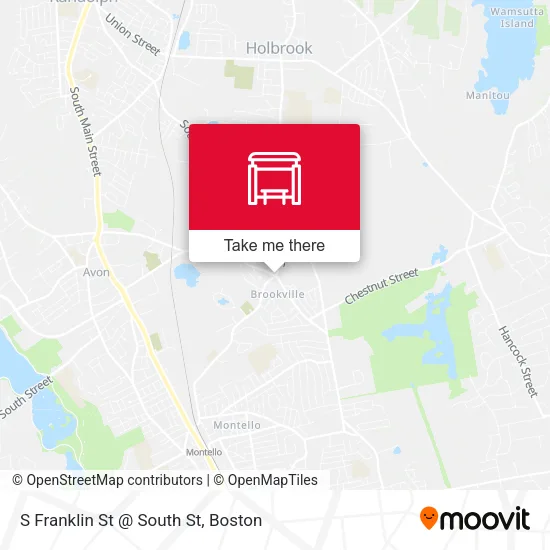 S Franklin St @ South St map
