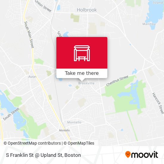 S Franklin St @ Upland St map