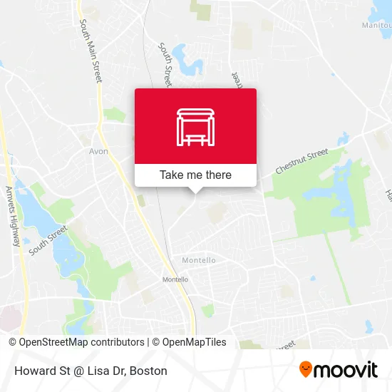 Howard St @ Lisa Dr map