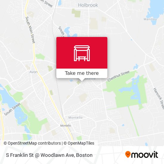 Mapa de S Franklin St @ Woodlawn Ave