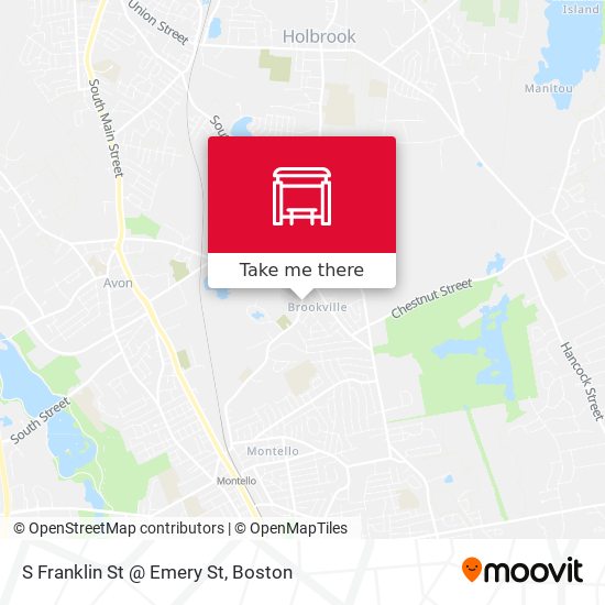 S Franklin St @ Emery St map