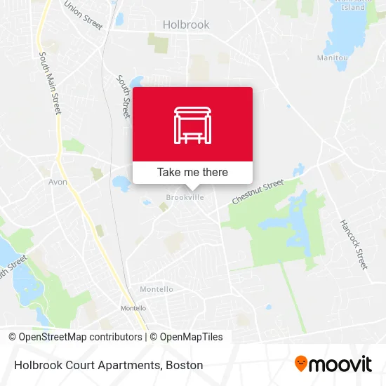 Holbrook Court Apartments map