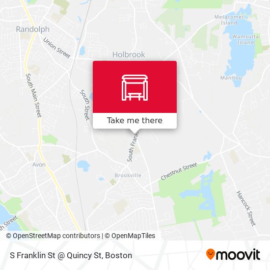 S Franklin St @ Quincy St map