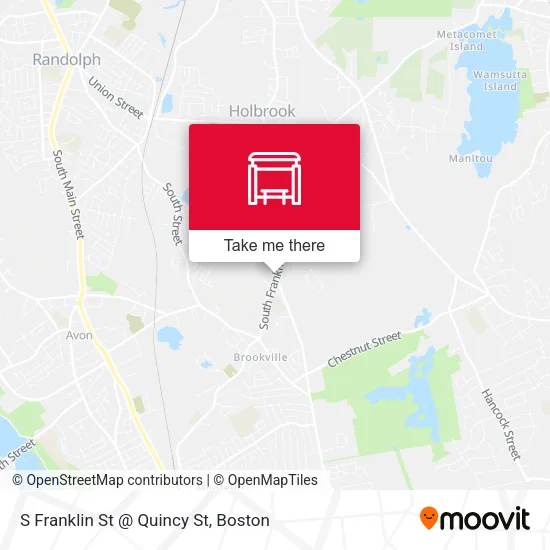 S Franklin St @ Quincy St map