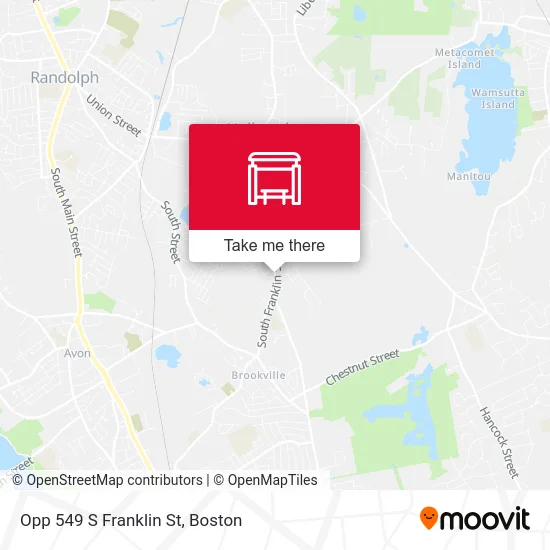 Opp 549 S Franklin St map