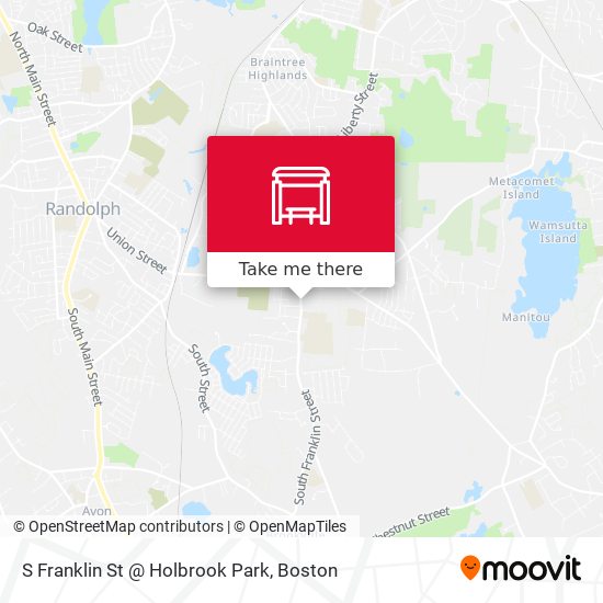 S Franklin St @ Holbrook Park map
