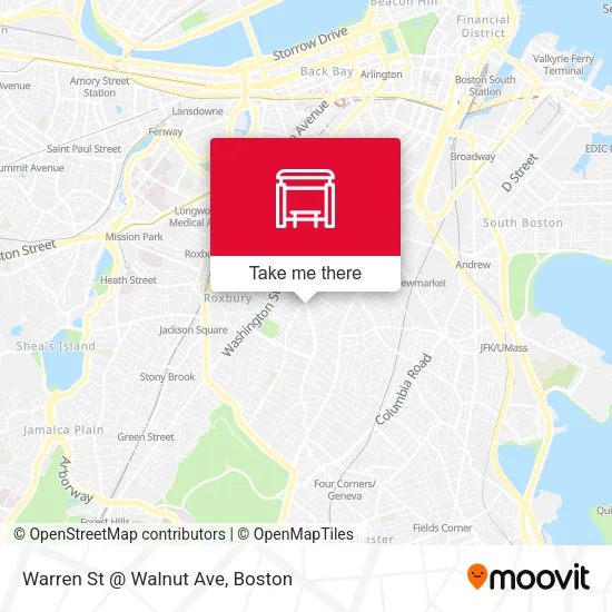 Mapa de Warren St @ Walnut Ave