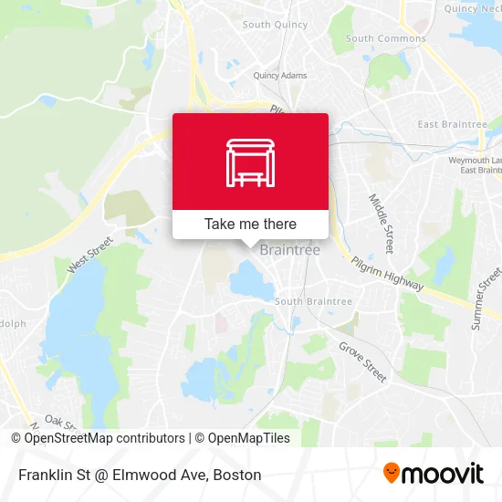 Franklin St @ Elmwood Ave map