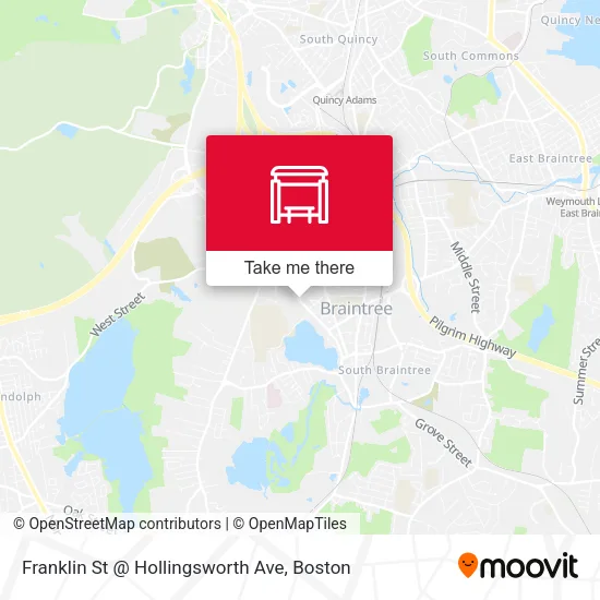 Franklin St @ Hollingsworth Ave map
