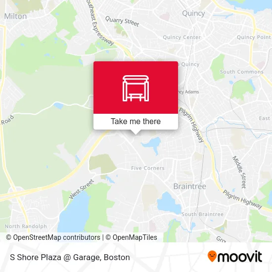 S Shore Plaza @ Garage map