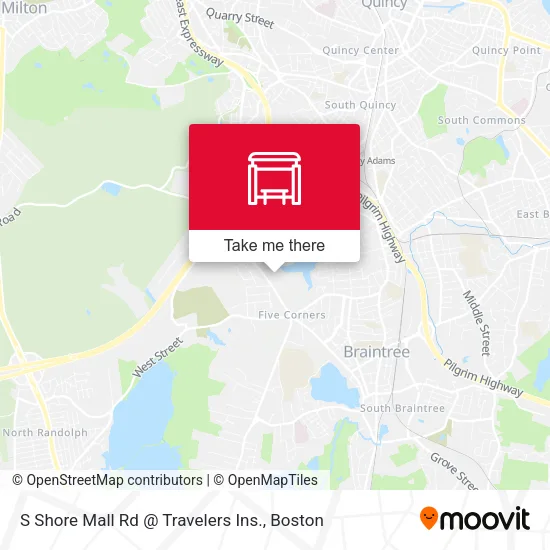 S Shore Mall Rd @ Travelers Ins. map