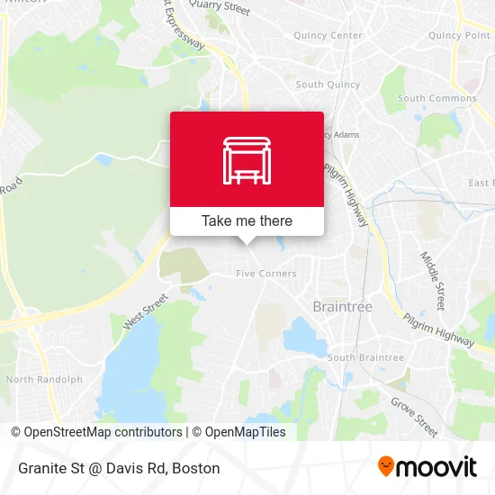 Granite St @ Davis Rd map