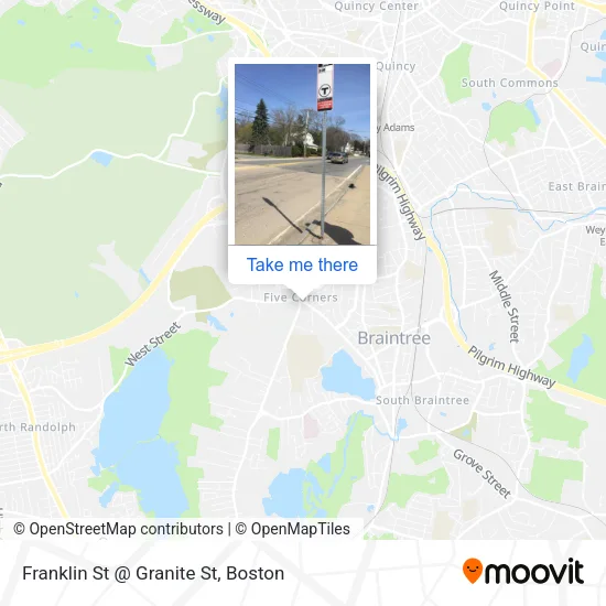 Franklin St @ Granite St map