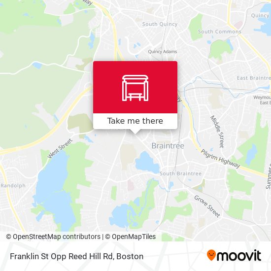 Mapa de Franklin St Opp Reed Hill Rd