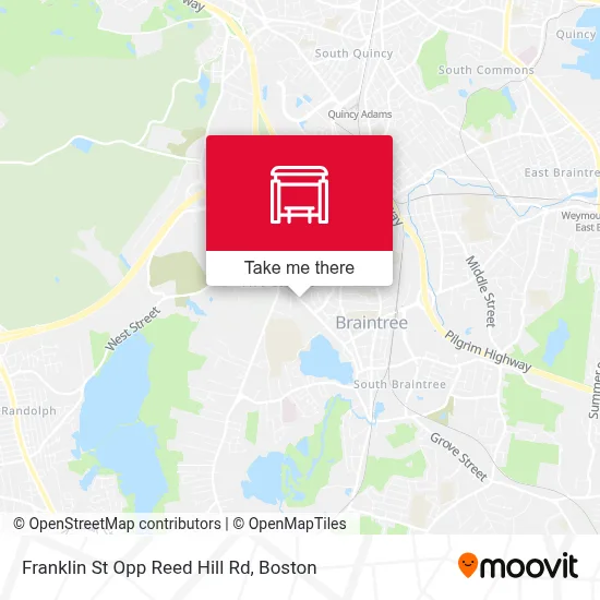 Franklin St Opp Reed Hill Rd map