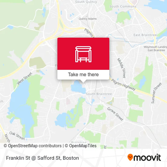 Franklin St @ Safford St map