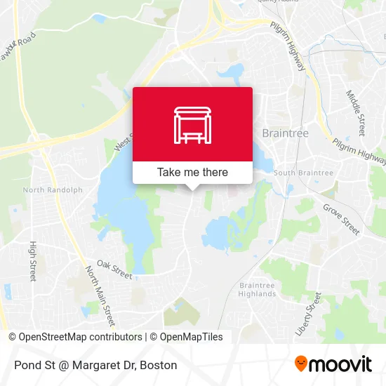 Pond St @ Margaret Dr map