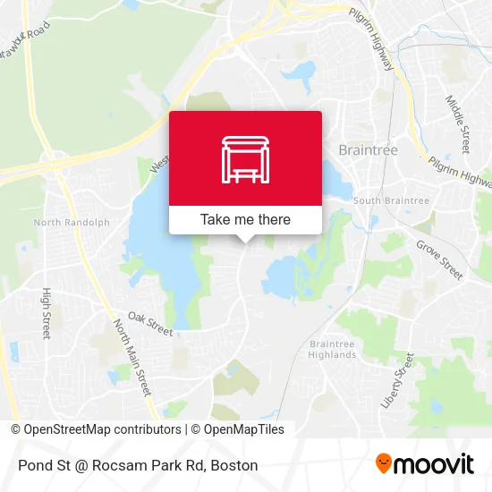 Mapa de Pond St @ Rocsam Park Rd