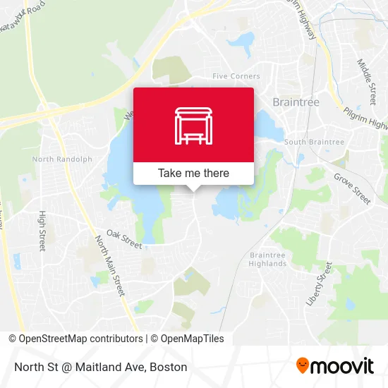 North St @ Maitland Ave map
